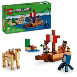LEGO Minecraft The Pirate Ship Voyage Boat Toy Playset 21259