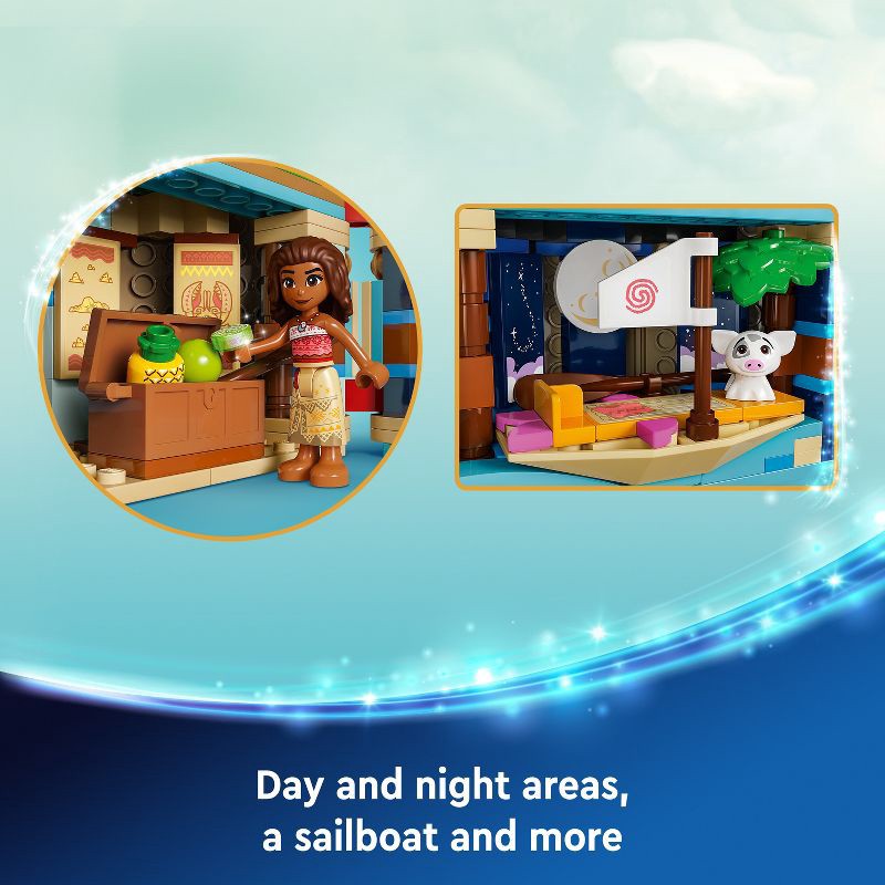 slide 4 of 7, LEGO Disney Moana's Flowerpot Buildable Flower Toy and Mini Doll 43252, 1 ct