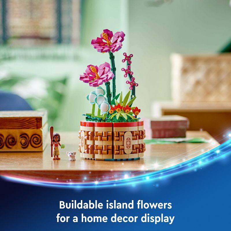 slide 5 of 7, LEGO Disney Moana's Flowerpot Buildable Flower Toy and Mini Doll 43252, 1 ct