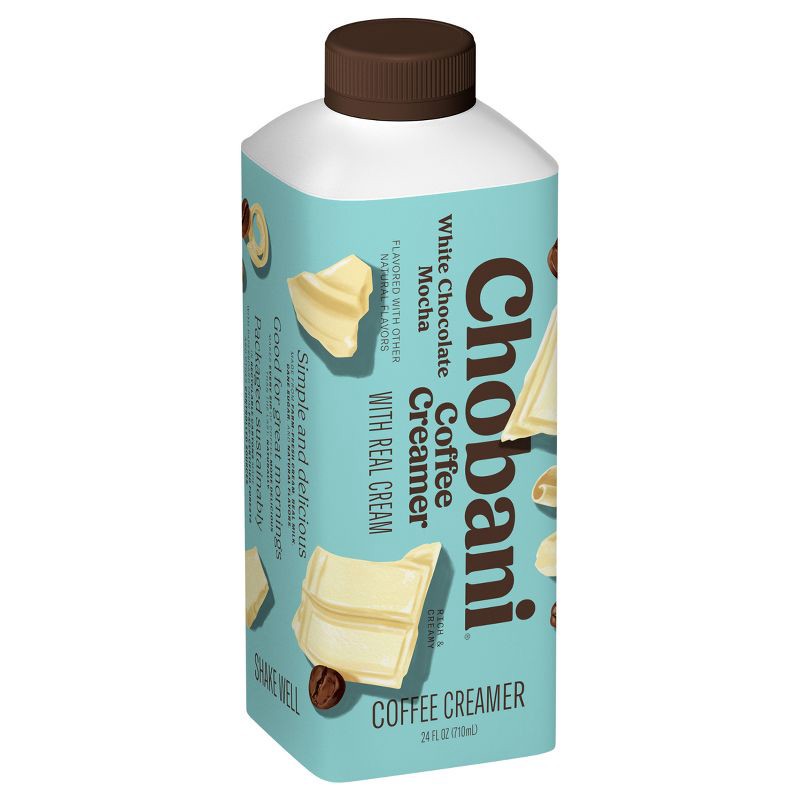 slide 2 of 6, Chobani White Chocolate Mocha Dairy Creamer - 24 fl oz, 24 fl oz