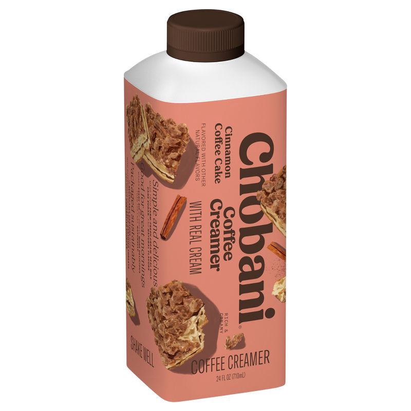 slide 2 of 6, Chobani Cinnamon Coffee Cake Dairy Creamer - 24 fl oz, 24 fl oz