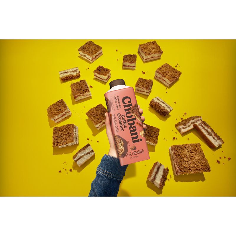 slide 4 of 6, Chobani Cinnamon Coffee Cake Dairy Creamer - 24 fl oz, 24 fl oz