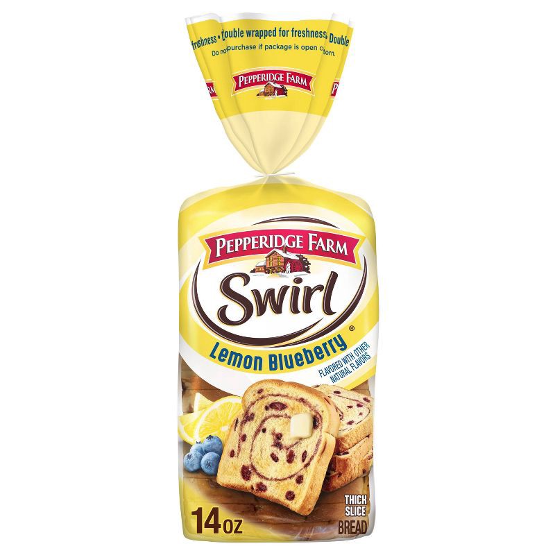 slide 1 of 9, Pepperidge Farm Lemon Blueberry Swirl Bread - 14oz, 14 oz