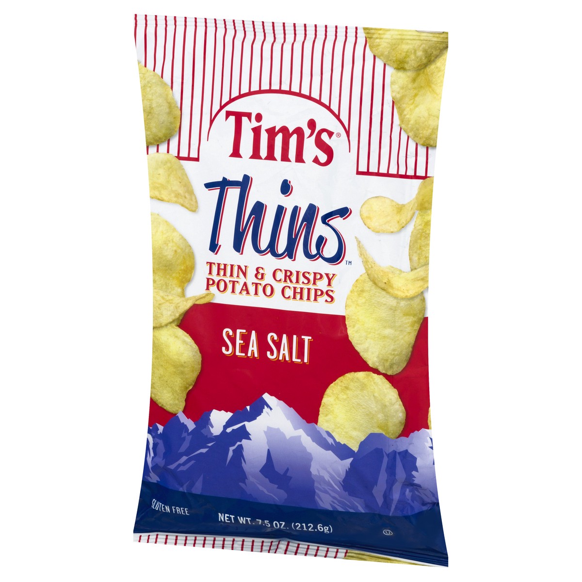 slide 13 of 13, Tims Thins Thin & Crispy Sea Salt Potato Chips 7.5 oz, 7.5 oz