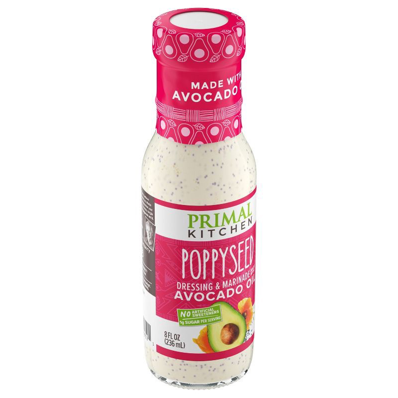slide 4 of 8, Primal Kitchen Poppyseed Dressing made with Avocado Oil - 8 fl oz, 8 fl oz