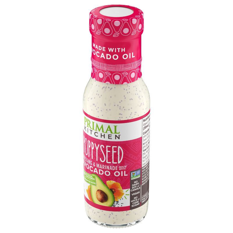 slide 5 of 8, Primal Kitchen Poppyseed Dressing made with Avocado Oil - 8 fl oz, 8 fl oz