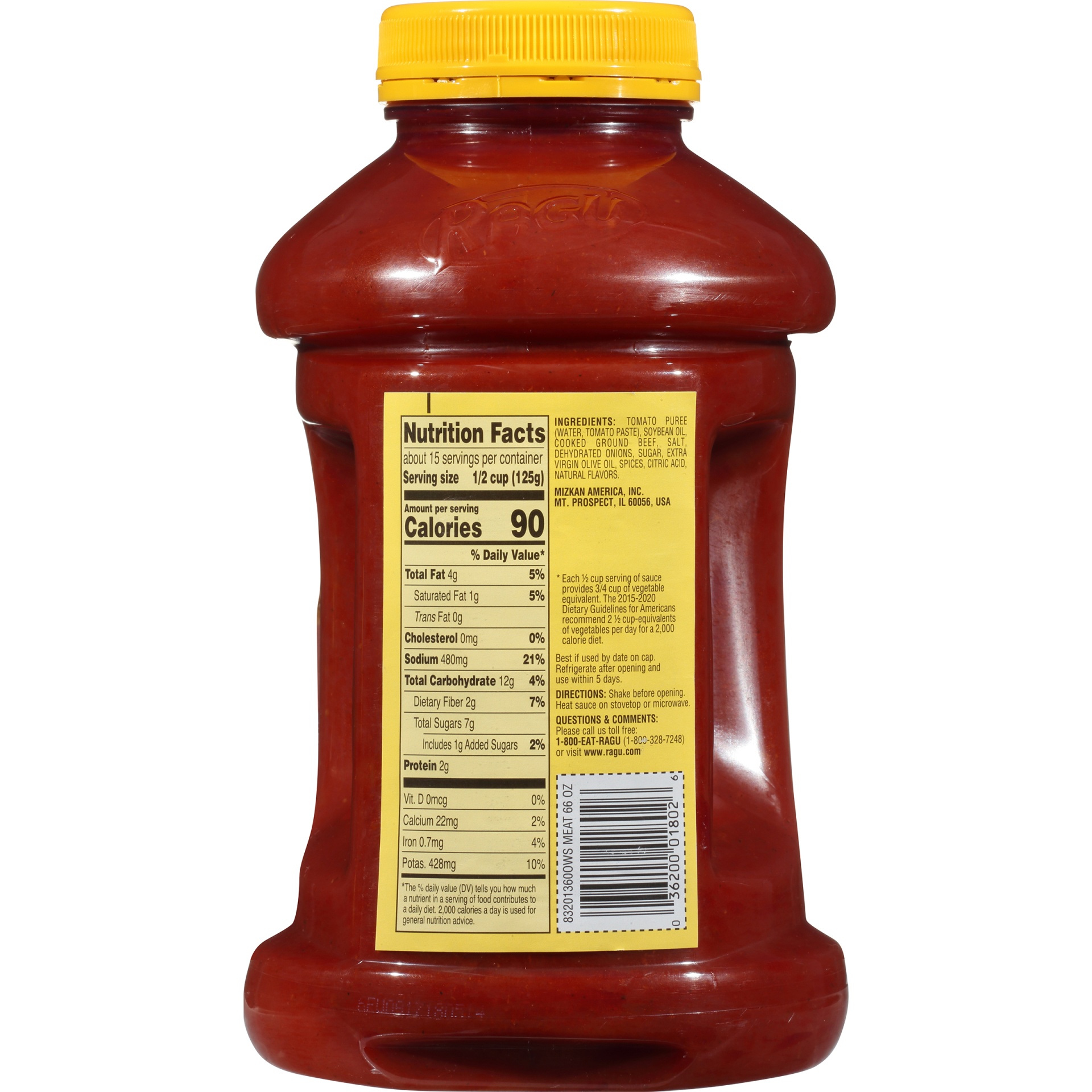 slide 4 of 6, Ragu Old World Style Sauce With Meat, 66 oz