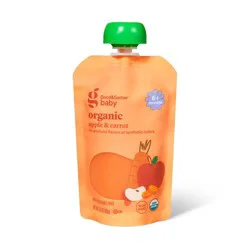 Apple Carrot Food Pouch - Carrot Orange - 3.5oz - Good & Gather™