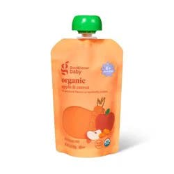 Apple Carrot Food Pouch - Carrot Orange - 3.5oz - Good & Gather™