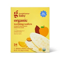 Organic Teething Wafers Baby Snacks - Mango Sweet Potato - 1.76oz - Good & Gather™