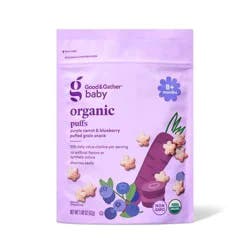 Organic Puffs Baby Snacks - Carrot Blueberry - 1.48oz - Good & Gather™