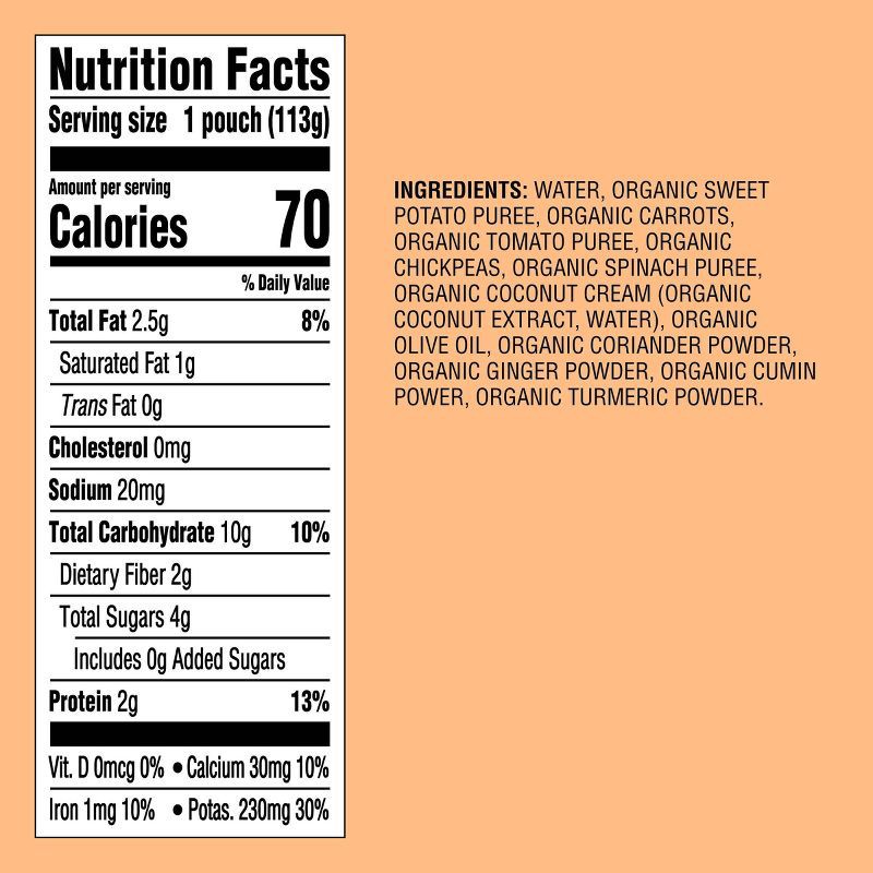 slide 4 of 4, Root Vegetables & Chickpeas Food Tub - Brown - 4oz - Good & Gather™, 4 oz