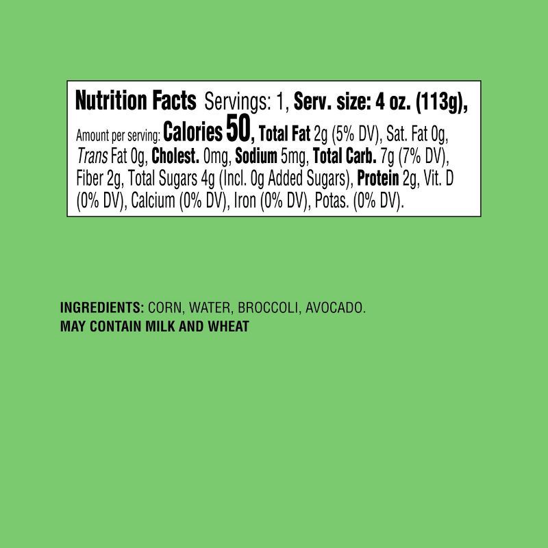 slide 4 of 4, Baby Food Tub- Broccoli Corn & Avocado - 4oz - Good & Gather™, 4 oz
