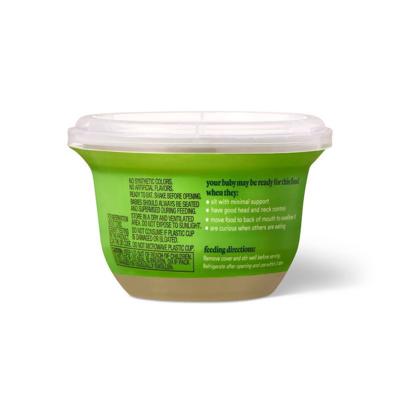 slide 4 of 5, Baby Food Tub - Peas - 4oz - Good & Gather™, 4 oz