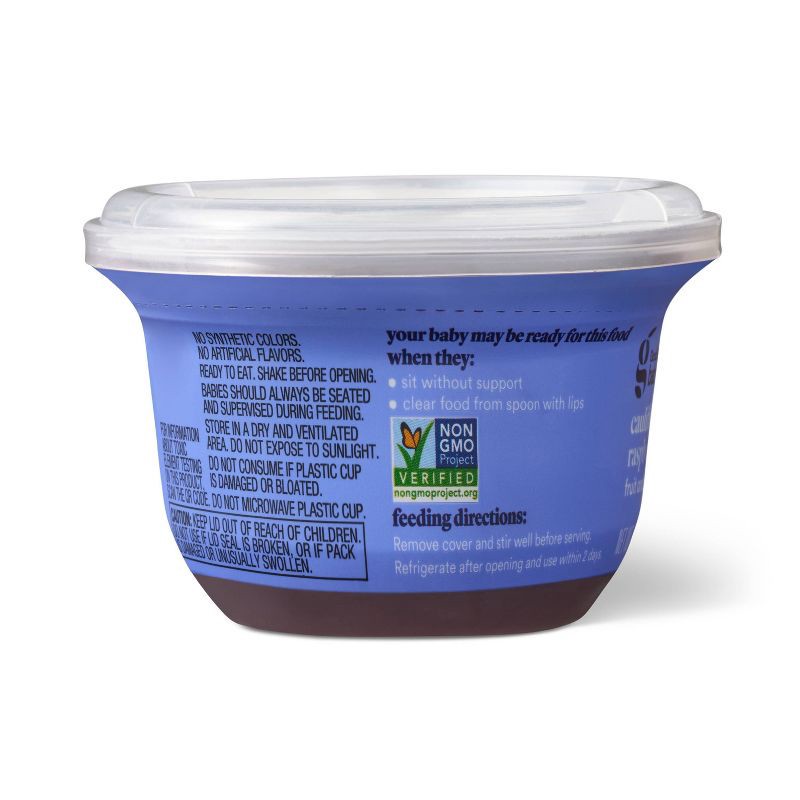 slide 4 of 5, Baby Food Tub - Cauliflower Raspberry Strawberry - 4oz - Good & Gather™, 4 oz