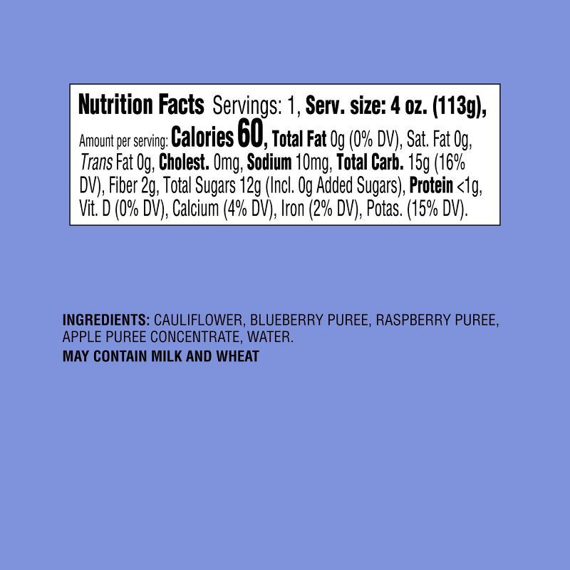slide 5 of 5, Baby Food Tub - Cauliflower Raspberry Strawberry - 4oz - Good & Gather™, 4 oz