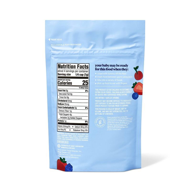 slide 2 of 4, Berry Pink Yogurt Baby Bites - Mixed Berry - 1oz - Good & Gather™, 1 oz