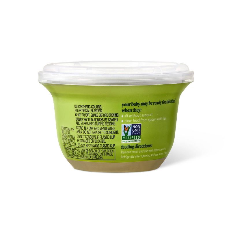slide 4 of 5, Baby Food Tub - Pea Zucchini Kale & Thyme - 4oz - Good & Gather™, 4 oz