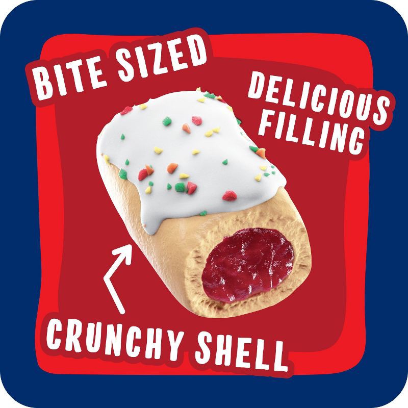 slide 4 of 12, Pop-Tarts Crunchy Poppers Frosted Strawberry Crunch - 10ct / 10oz, 10 ct; 10 oz