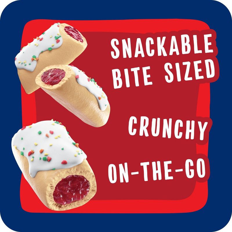 slide 3 of 11, Pop-Tarts Crunchy Poppers Frosted Strawberry Crunch - 10ct / 10oz, 10 ct; 10 oz