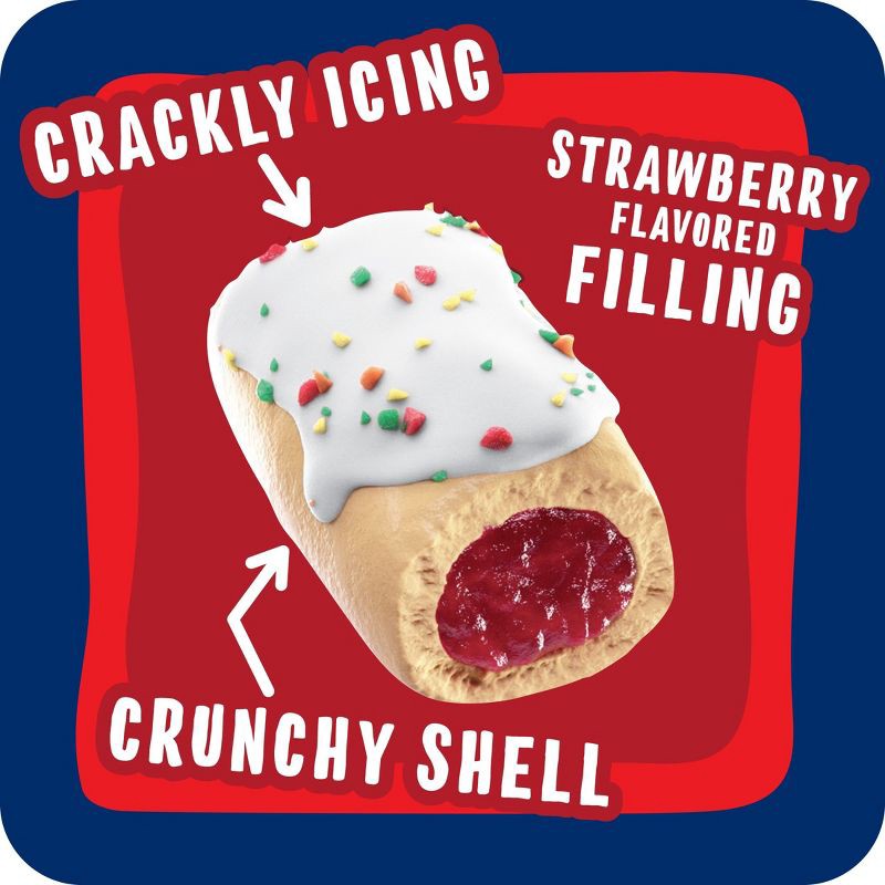 slide 5 of 11, Pop-Tarts Crunchy Poppers Frosted Strawberry Crunch - 10ct / 10oz, 10 ct; 10 oz