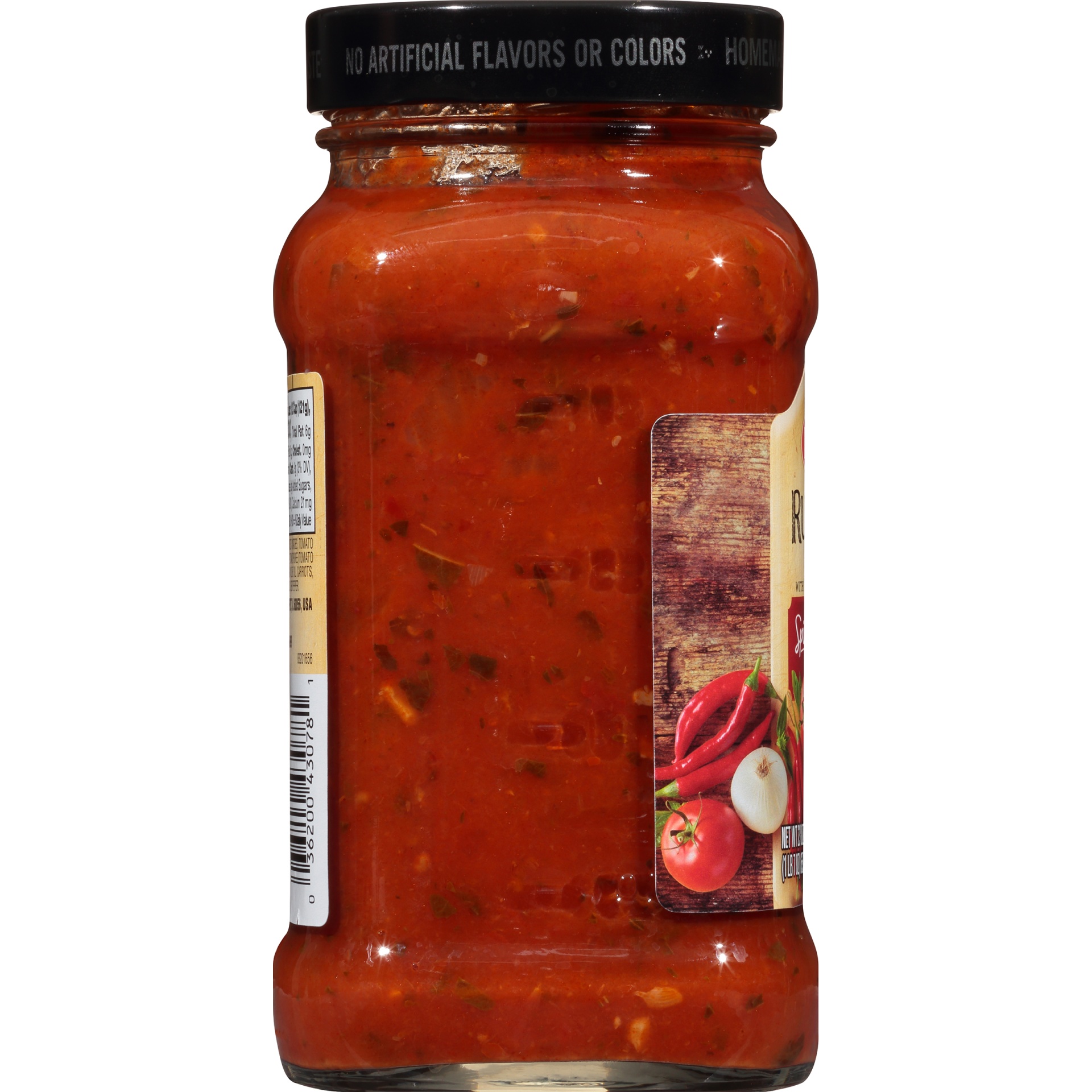 slide 2 of 6, Bertolli Spicy Marinara Rustic Cut Pasta Sauce with Hearty Vegetables, 23 oz