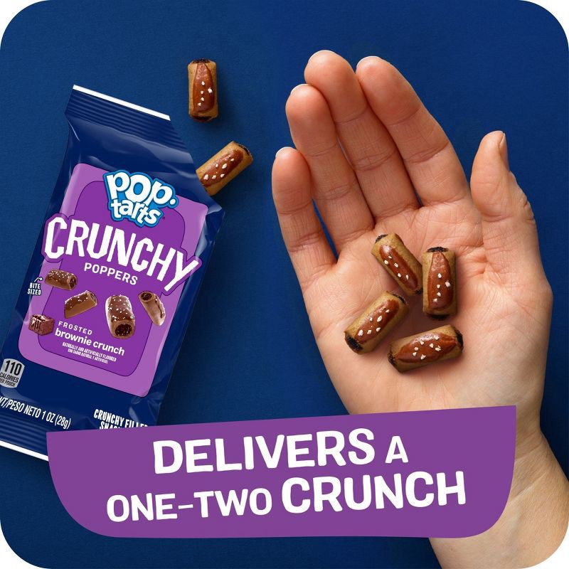 slide 5 of 10, Pop-Tarts Crunchy Poppers Frosted Brownie Crunch - 10ct / 10oz, 10 ct; 10 oz