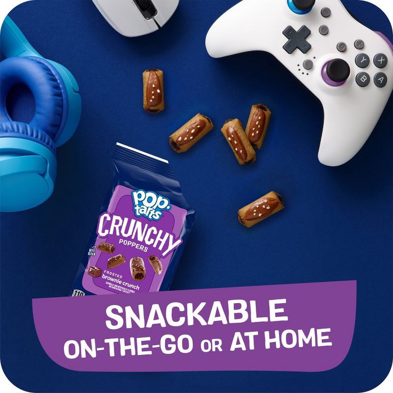 slide 6 of 10, Pop-Tarts Crunchy Poppers Frosted Brownie Crunch - 10ct / 10oz, 10 ct; 10 oz