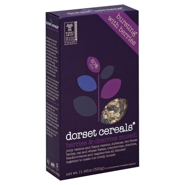 slide 1 of 1, Dorset Cereals Berries Cherries Muesli, 11.46 oz