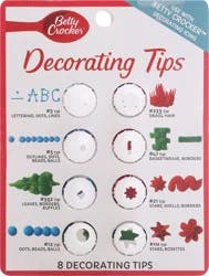 Betty Crocker Decorating Tips - 8 ct