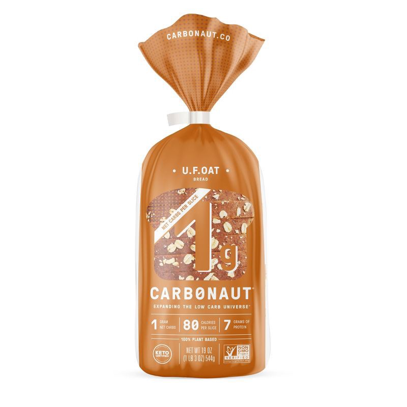 slide 1 of 6, Carbonaut Oat Bread - 19oz, 19 oz