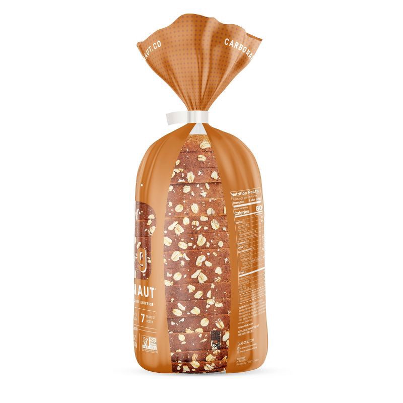 slide 4 of 6, Carbonaut Oat Bread - 19oz, 19 oz