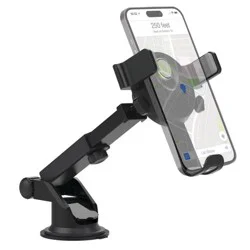 Energizer Car Accessory Dash and Window Extendable Mount: Automotive Electronics, iPhone Holder, Black, 1-Year Warranty