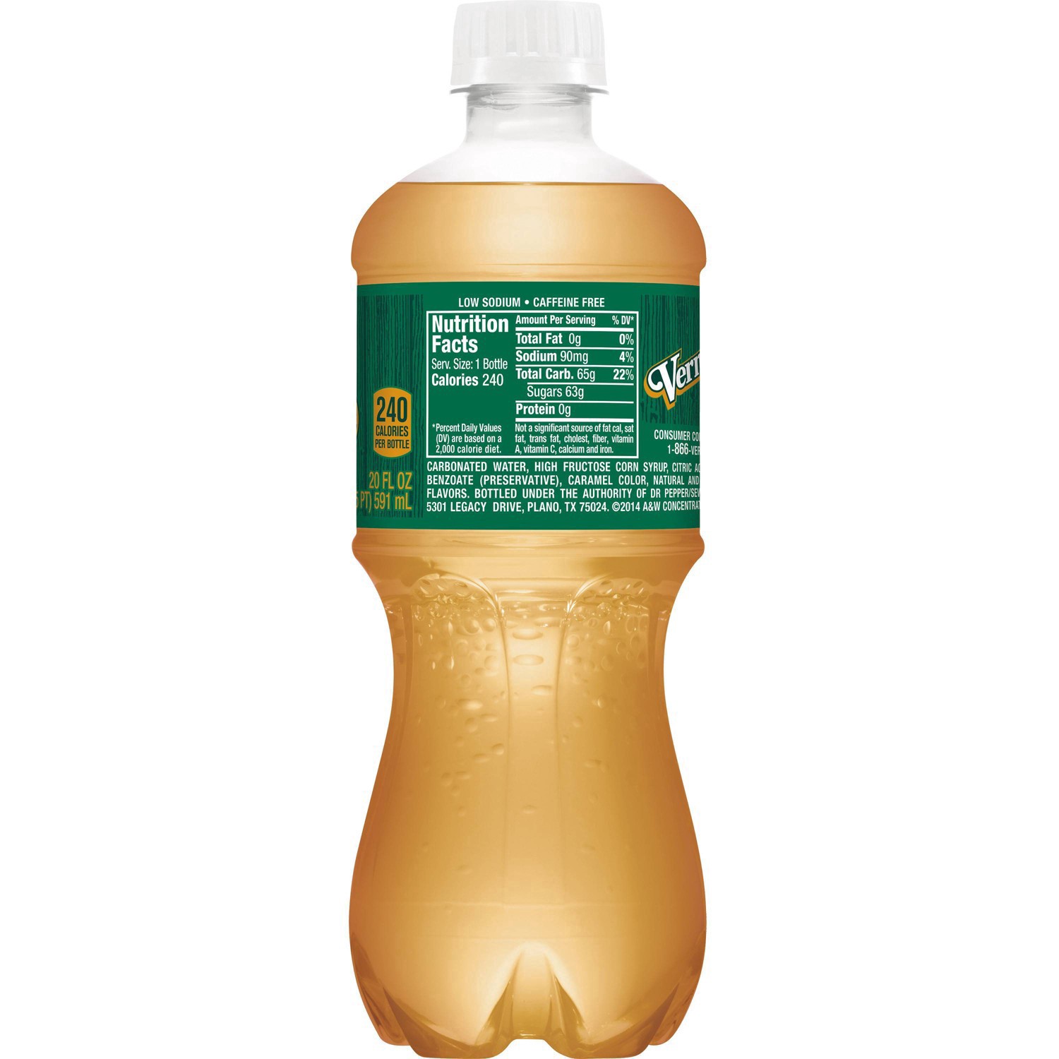 slide 2 of 4, Vernors Ginger Soda, 20 fl oz bottle, 20 fl oz