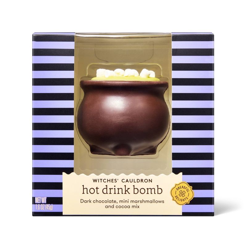 slide 1 of 5, Halloween Witches' Cauldron Hot Drink Bomb - 1.6oz - Favorite Day™, 1.6 oz