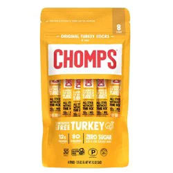 Chomps Snack Sticks Chomps Original Turkey Sticks - 9.2oz/8ct