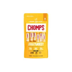 Chomps Snack Sticks Chomps Original Turkey Meat Sticks - 9.2oz/8ct