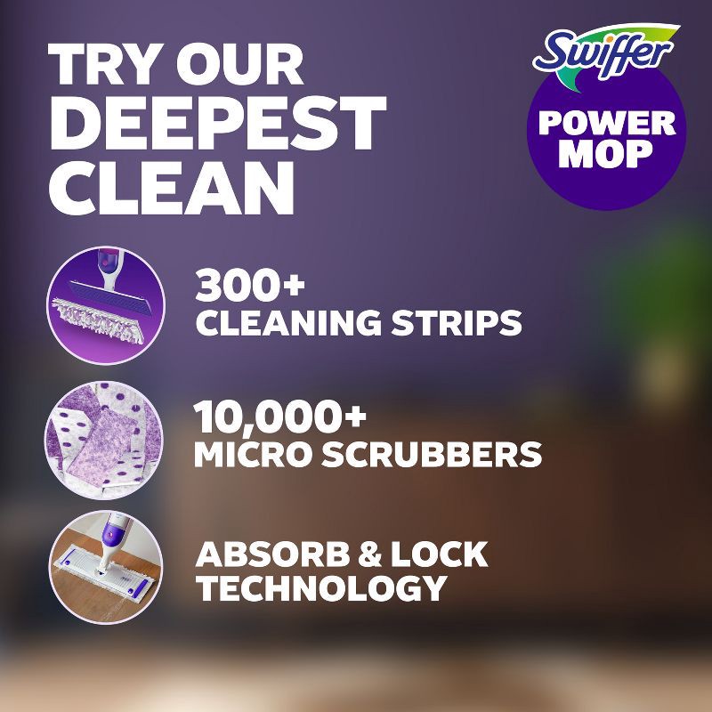 slide 2 of 12, Swiffer PowerMop Refill Pads - 8ct, 8 ct
