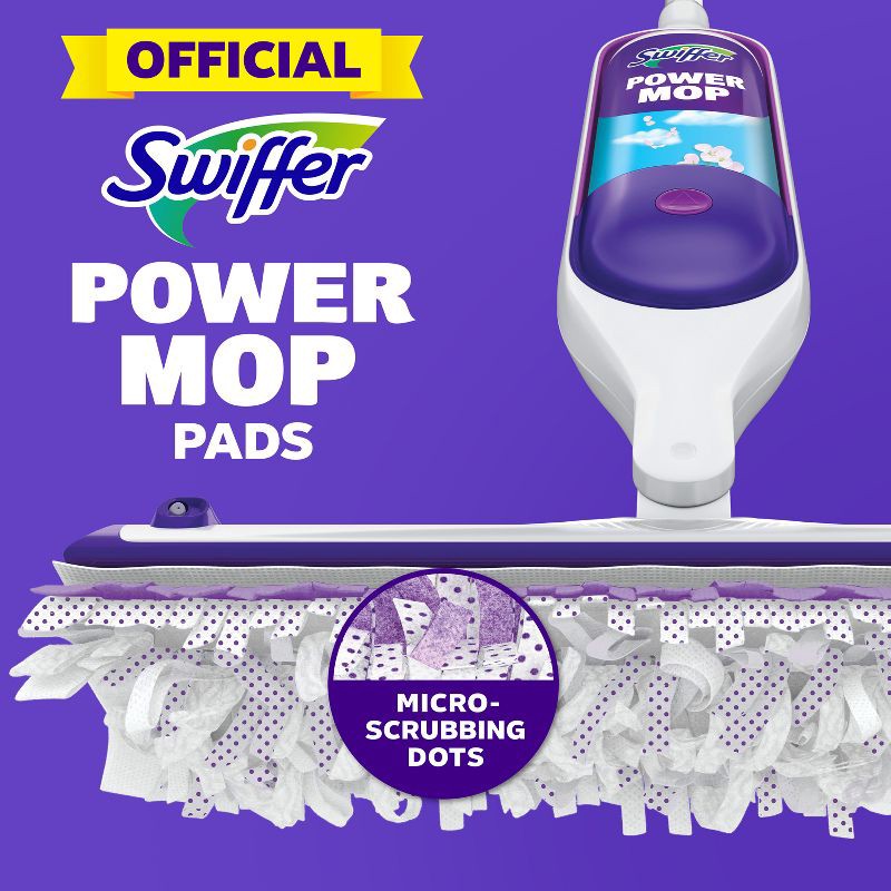slide 3 of 12, Swiffer PowerMop Refill Pads - 8ct, 8 ct