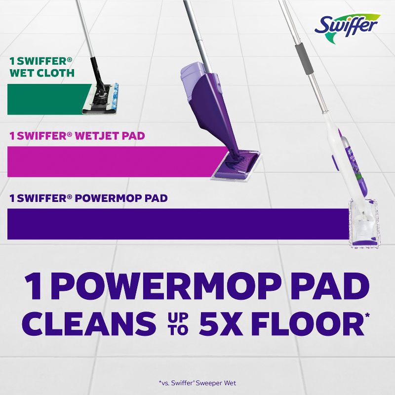 slide 9 of 12, Swiffer PowerMop Refill Pads - 8ct, 8 ct