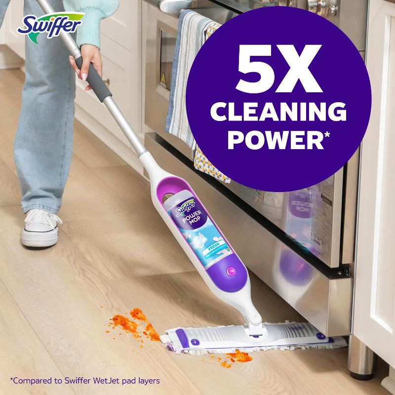 slide 5 of 11, Swiffer PowerMop Mops & Brooms - 4ct, 4 ct