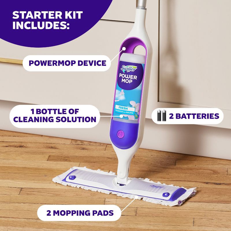 slide 8 of 11, Swiffer PowerMop Mops & Brooms - 4ct, 4 ct