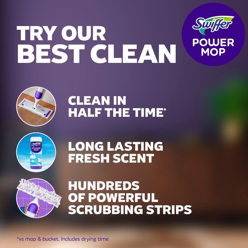 slide 3 of 11, Swiffer PowerMop Mops & Brooms - 4ct, 4 ct
