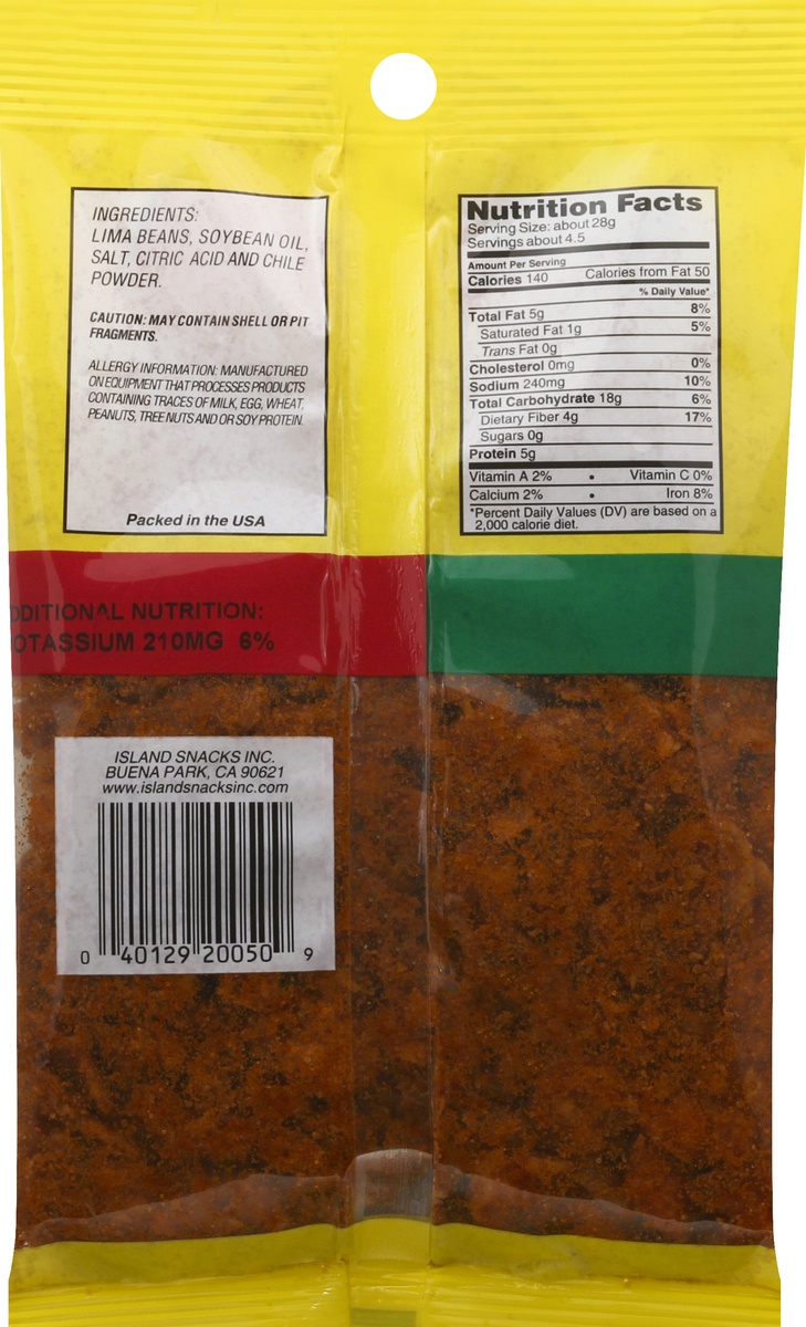 slide 4 of 9, Island Snacks Value Size Habas Con Chile Limon, 1 ct