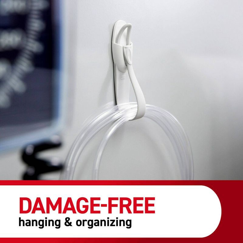 slide 5 of 11, Command 2pk Damage-Free Hanging Multipurpose Cord Bundlers White Holiday Decoration, 2 ct