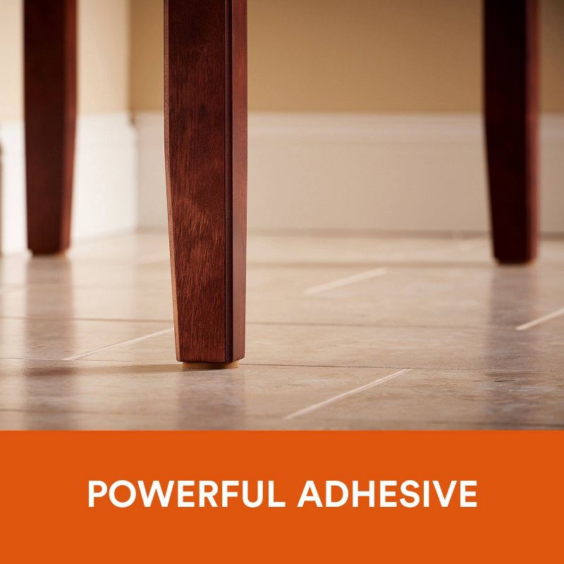 slide 8 of 9, Scotch 24pk 1" Gripping Pads Light Brown: Anti Scratch Felt Floor Protectors for Chairs, Anti Skid Chair Pads, 24 ct