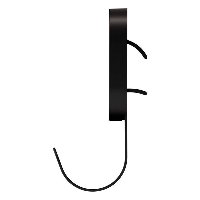 slide 12 of 15, 3M Claw 25lb Hanging Hook Black: Steel Adhesive Hook for Over Door Use, 1 Pack, 25 lb, 1 ct