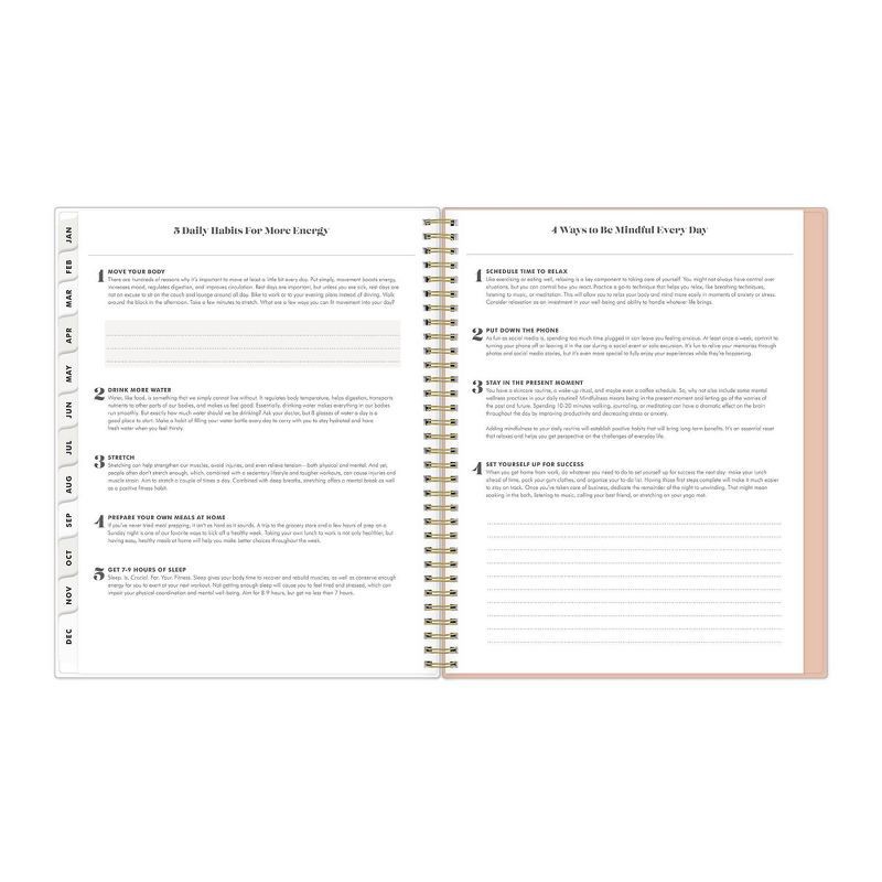 slide 15 of 20, The Everygirl Planner 2025 Weekly/Monthly Planner 11.18"x9.37" Wirebound Jenna Jean: Adult Stationery, Tabs, Off-White, 1 ct