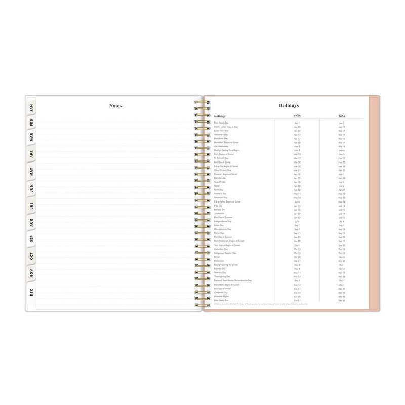slide 18 of 20, The Everygirl Planner 2025 Weekly/Monthly Planner 11.18"x9.37" Wirebound Jenna Jean: Adult Stationery, Tabs, Off-White, 1 ct