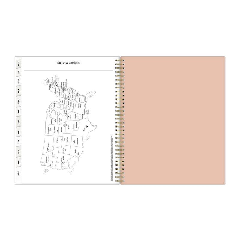 slide 19 of 20, The Everygirl Planner 2025 Weekly/Monthly Planner 11.18"x9.37" Wirebound Jenna Jean: Adult Stationery, Tabs, Off-White, 1 ct